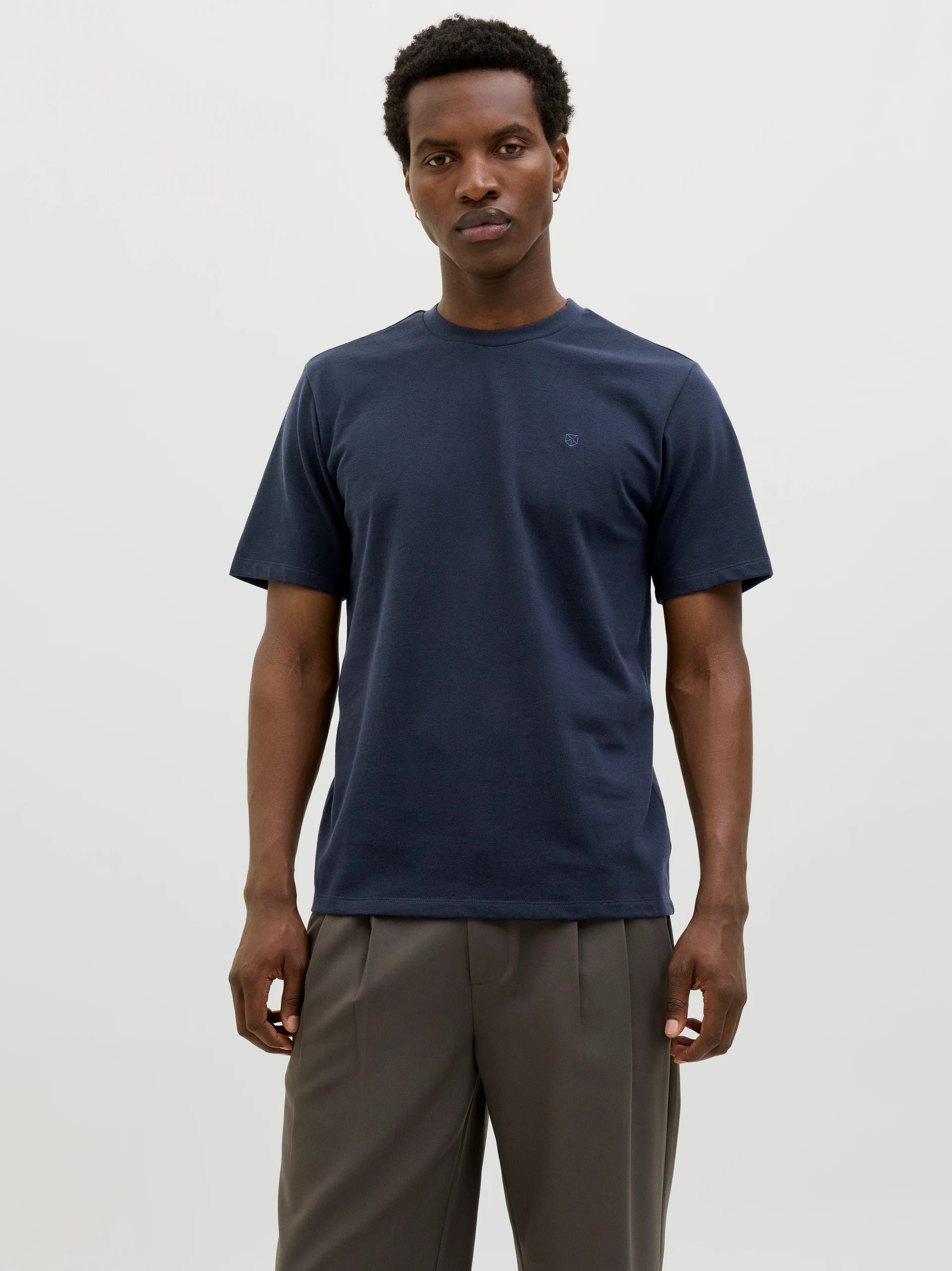 T-Shirt Homem BLUHUG Piqué Jack Jones