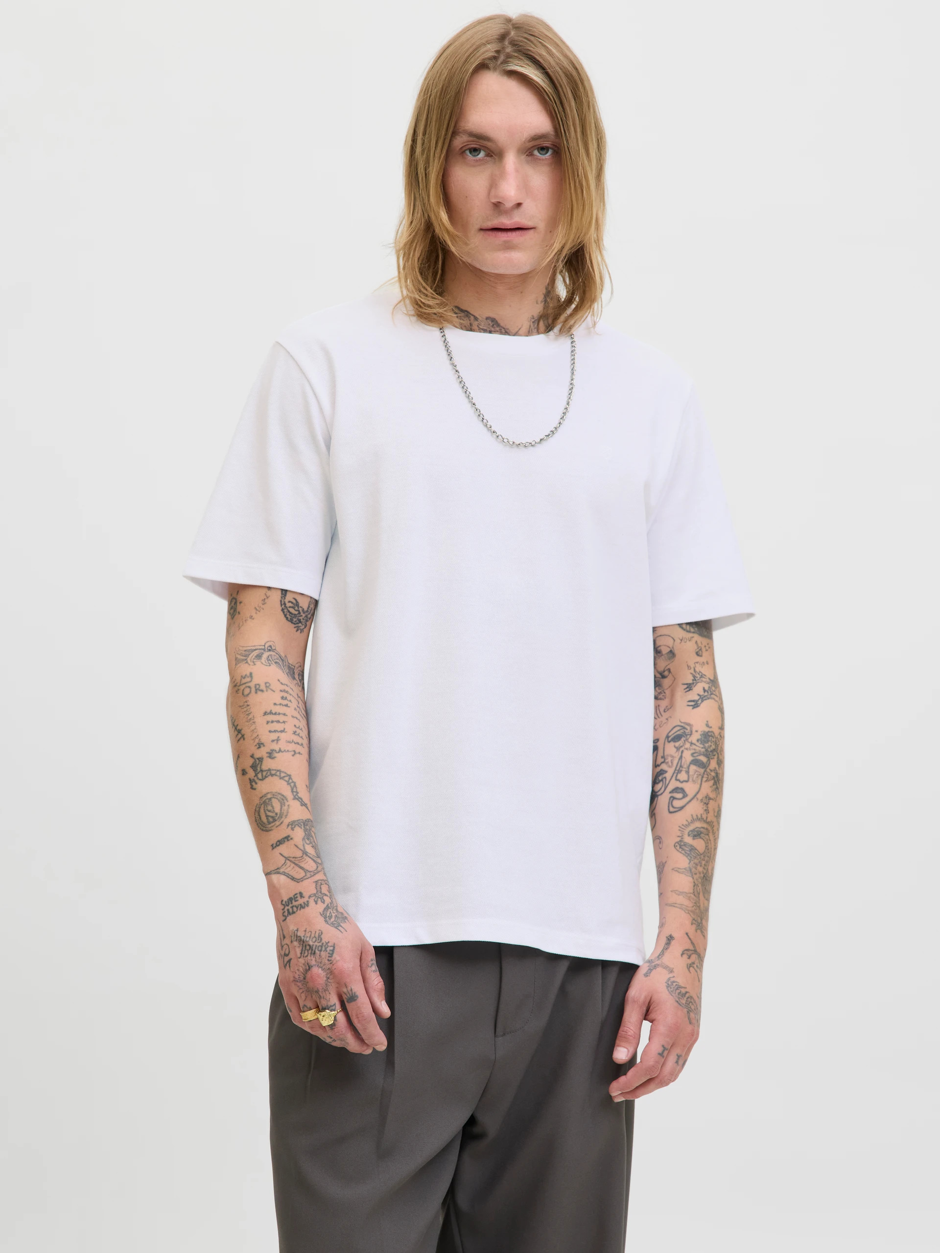 T-Shirt Homem BLUHUG Piqué Jack Jones