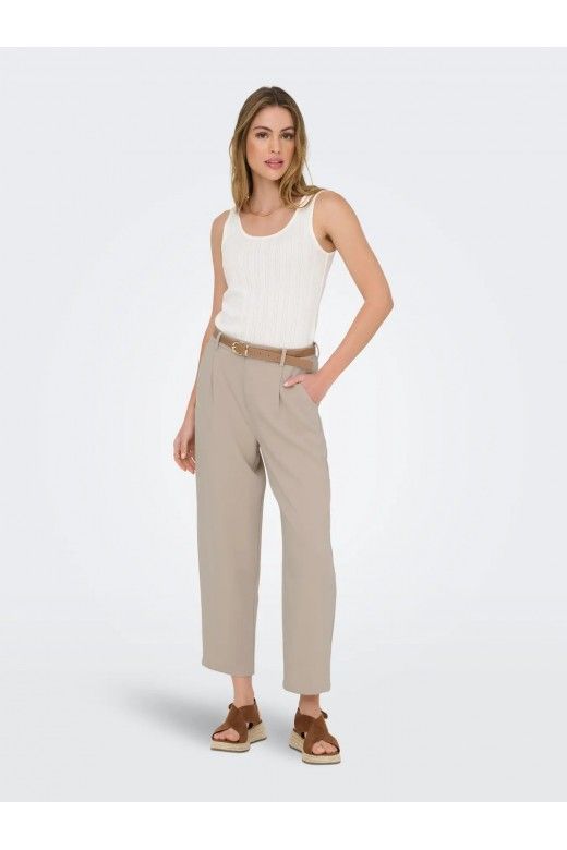 Calça Mulher ADI Life MW Barrel com cinto ONLY Calça Mulher ADI Life MW Barrel com cinto ONLY