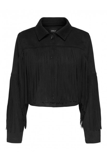Casaco Frangas Faux Suede DIANE ONLY