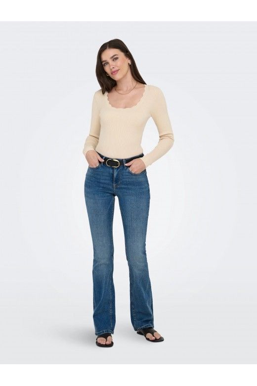 Camisola Mulher NANNA Scallop JDY ONLY Camisola Mulher NANNA Scallop JDY ONLY