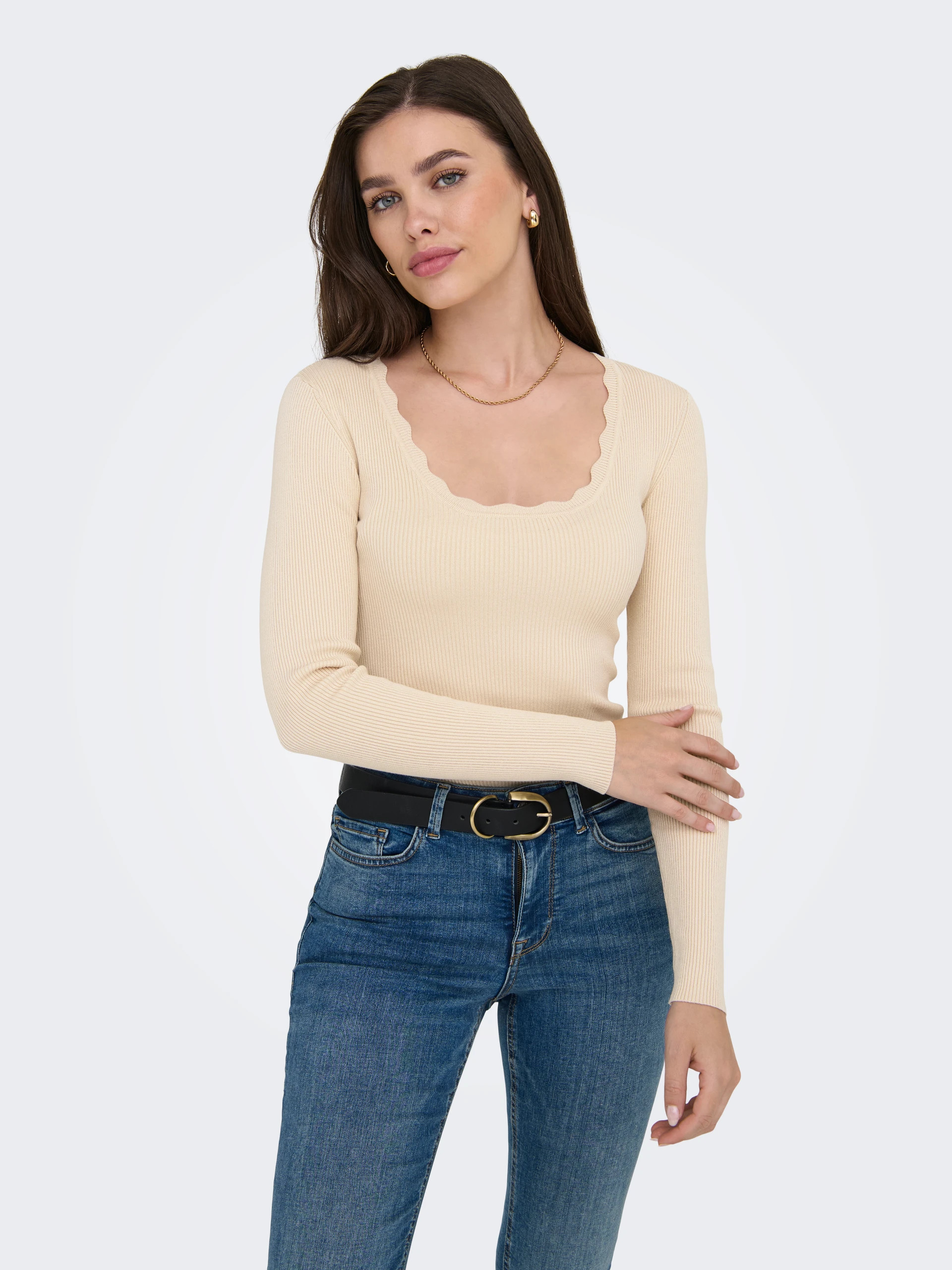 Camisola Mulher NANNA Scallop JDY ONLY