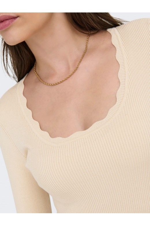 Camisola Mulher NANNA Scallop JDY ONLY Camisola Mulher NANNA Scallop JDY ONLY
