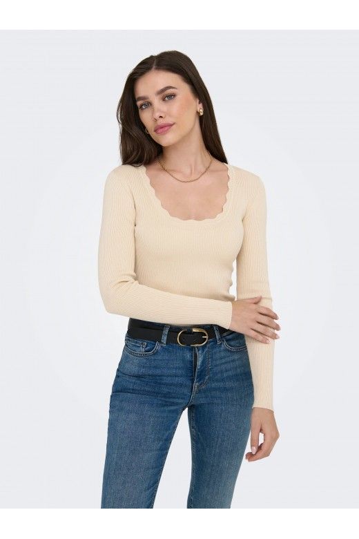 Camisola Mulher NANNA Scallop JDY ONLY Camisola Mulher NANNA Scallop JDY ONLY