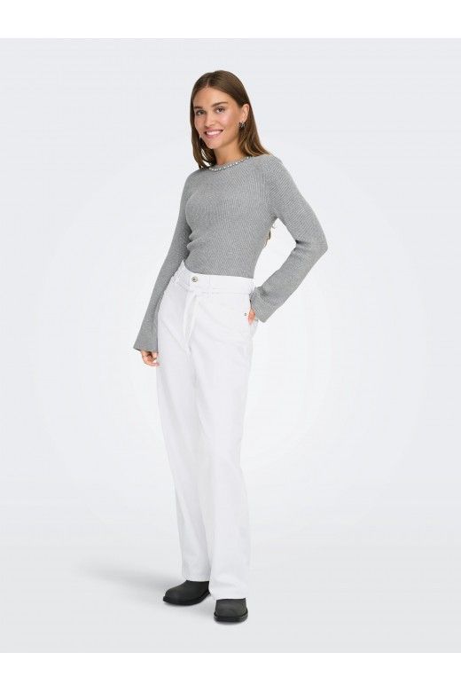 Calça Denim Mulher GIANNA MW Straight ONLY Calça Denim Mulher GIANNA MW Straight ONLY