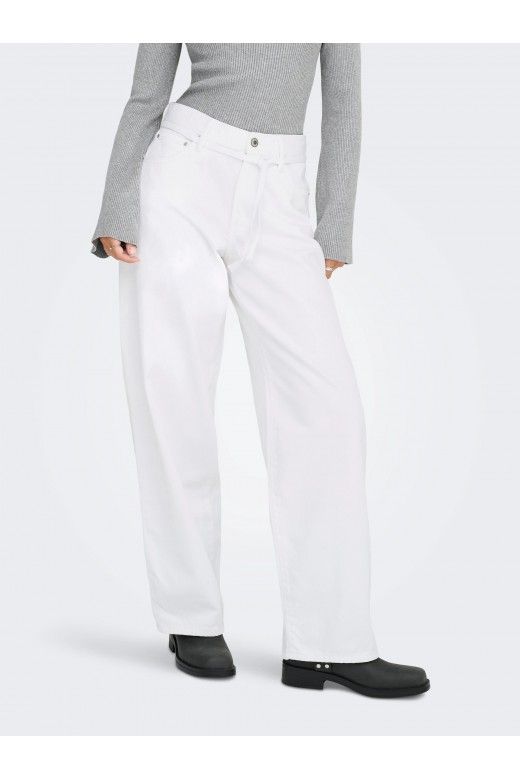 Calça Denim Mulher GIANNA MW Straight ONLY Calça Denim Mulher GIANNA MW Straight ONLY