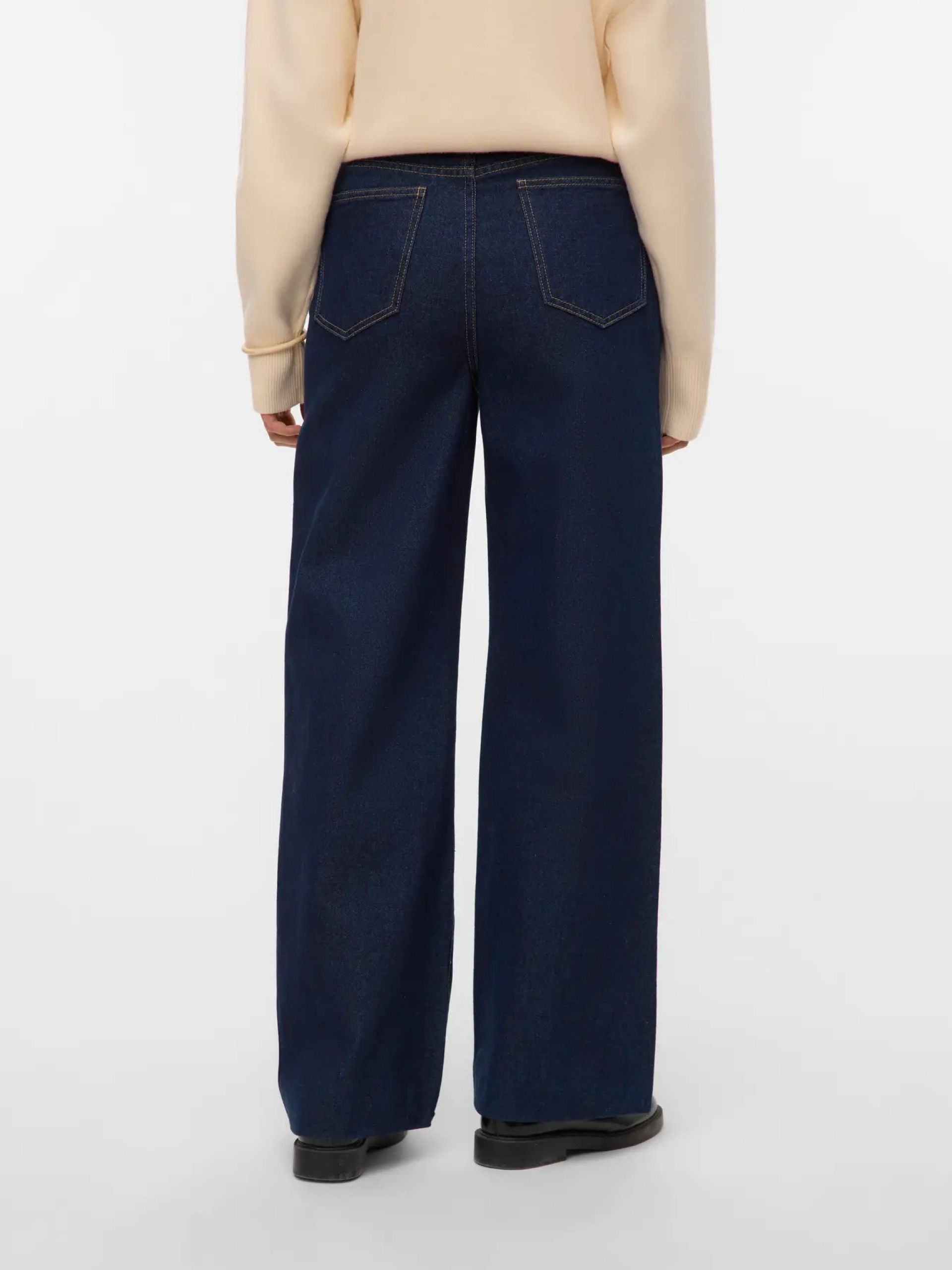 Calça Jeans Mulher KATHY Wide VERO MODA