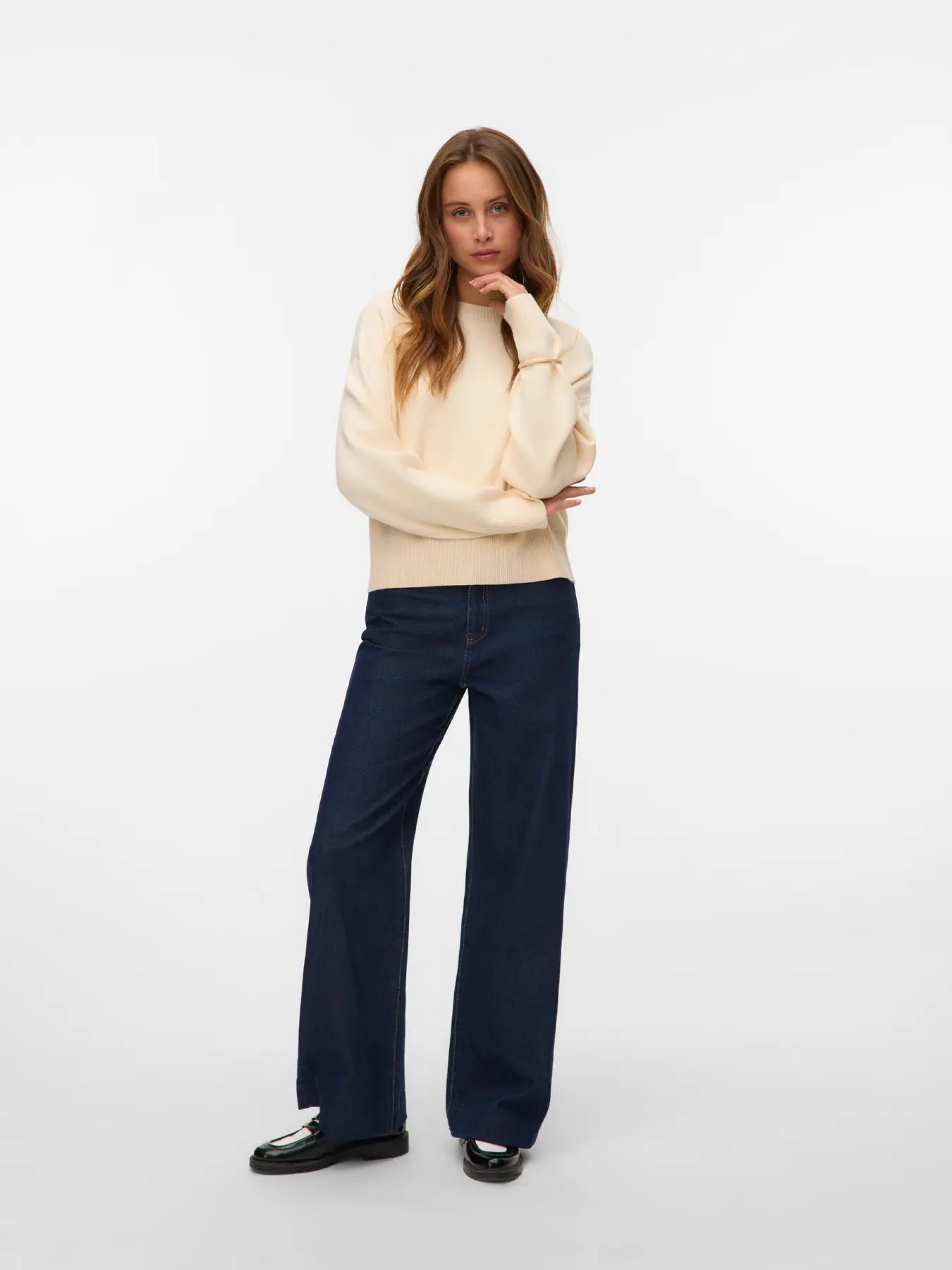 Calça Jeans Mulher KATHY Wide VERO MODA