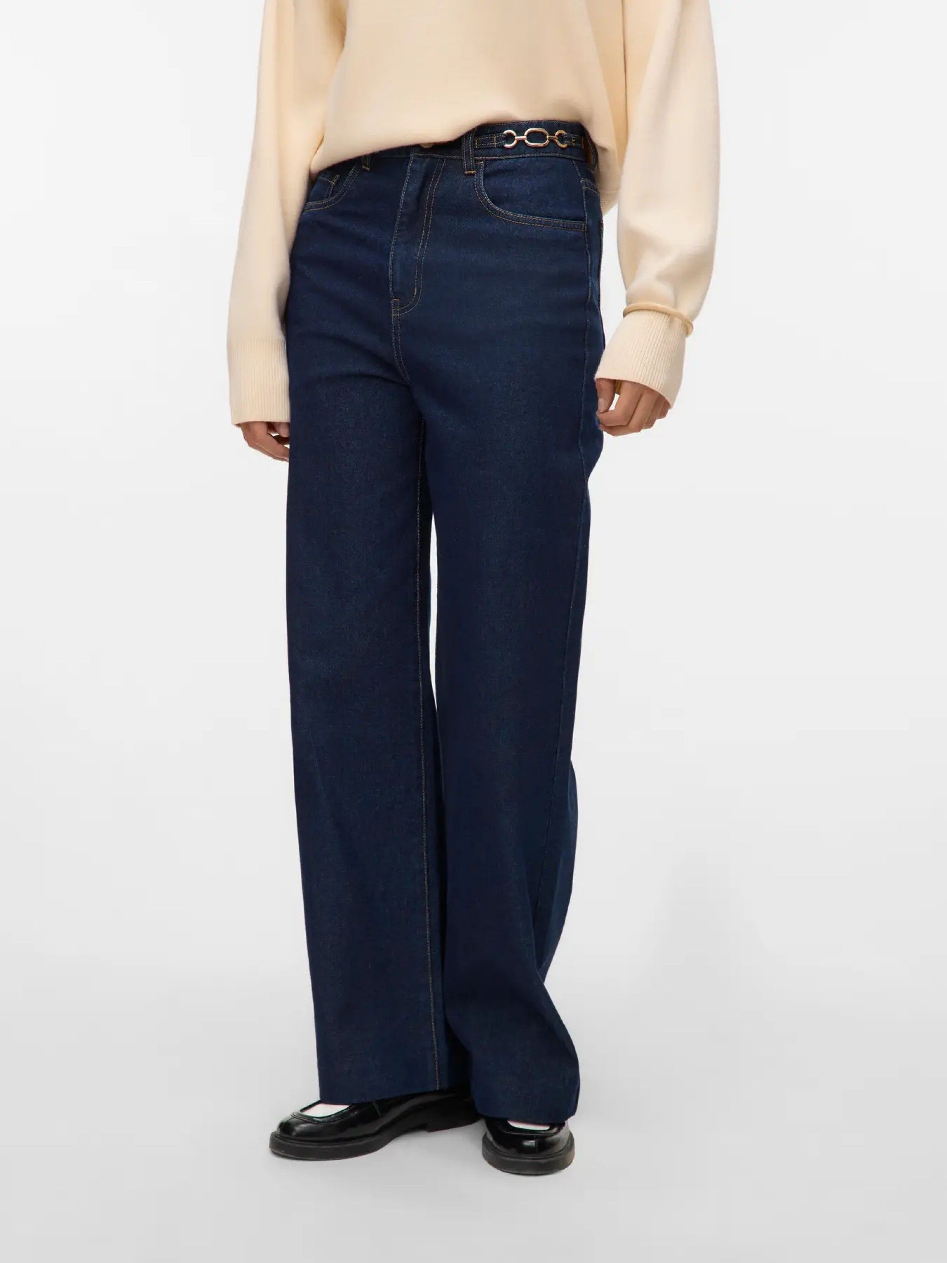 Calça Jeans Mulher KATHY Wide VERO MODA