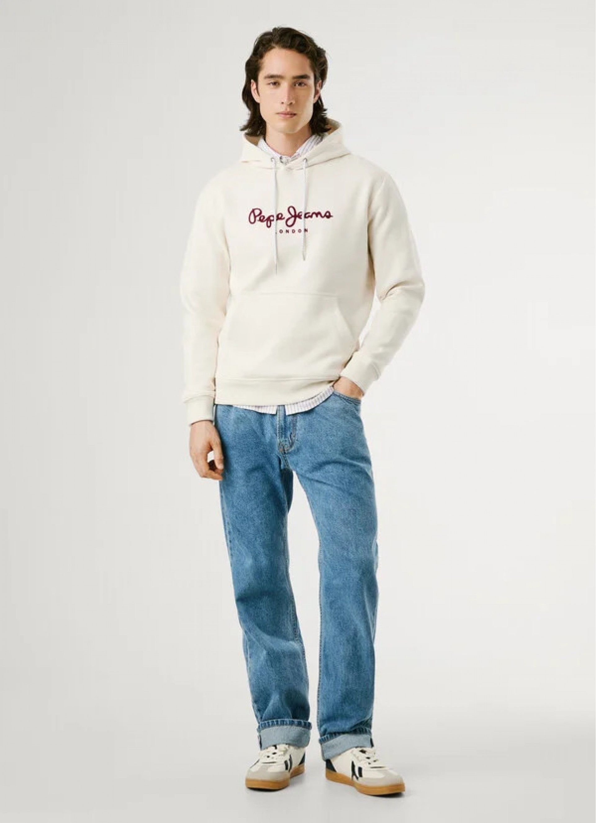 Sweat Homem Pepe Jeans MACBETH Hoodie PM5800009