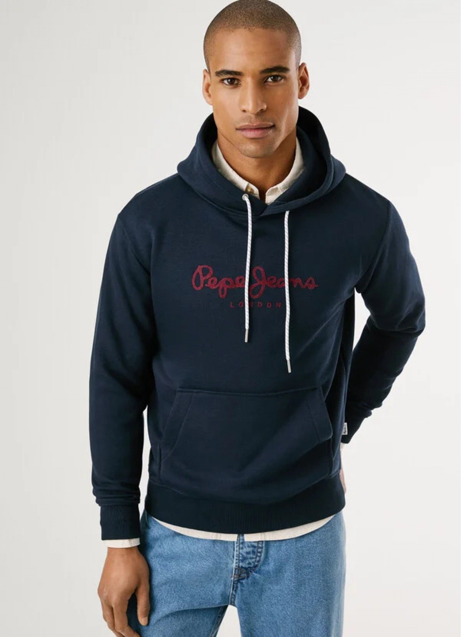 Sweat Homem Pepe Jeans MACBETH Hoodie PM5800009