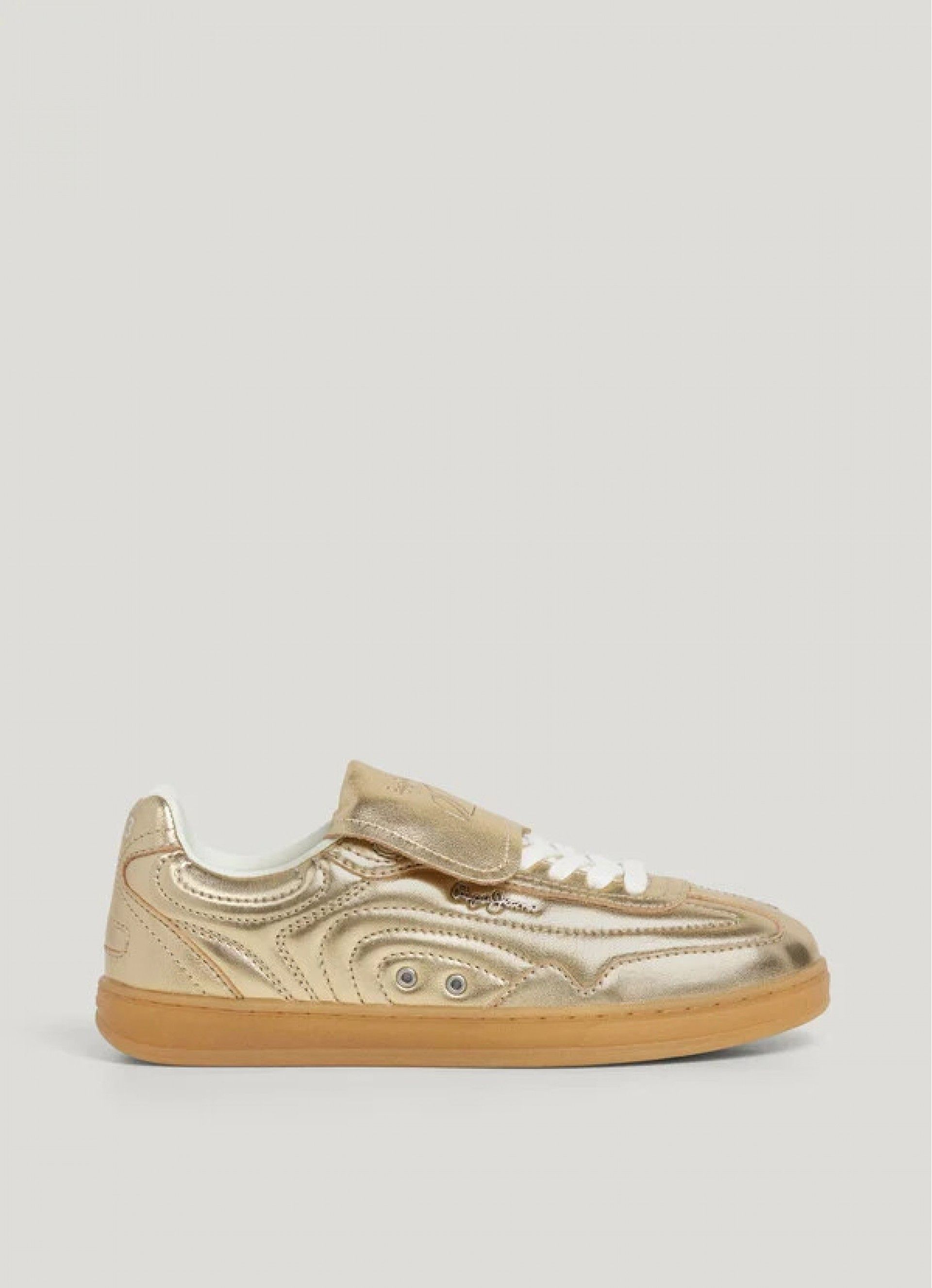 Sapatilhas Pepe Jeans Ball Metal Gold Mulher PLS000010