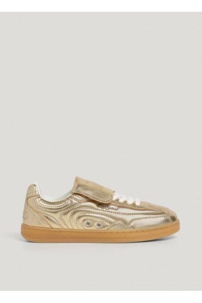 Sapatilhas Pepe Jeans Ball Metal Gold Mulher PLS000010