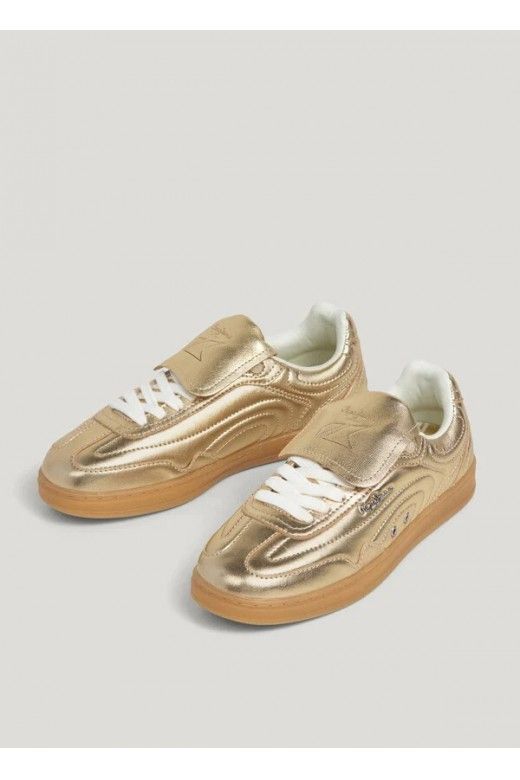 Sapatilhas Pepe Jeans Ball Metal Gold Mulher PLS000010 Sapatilhas Pepe Jeans Ball Metal Gold Mulher PLS000010