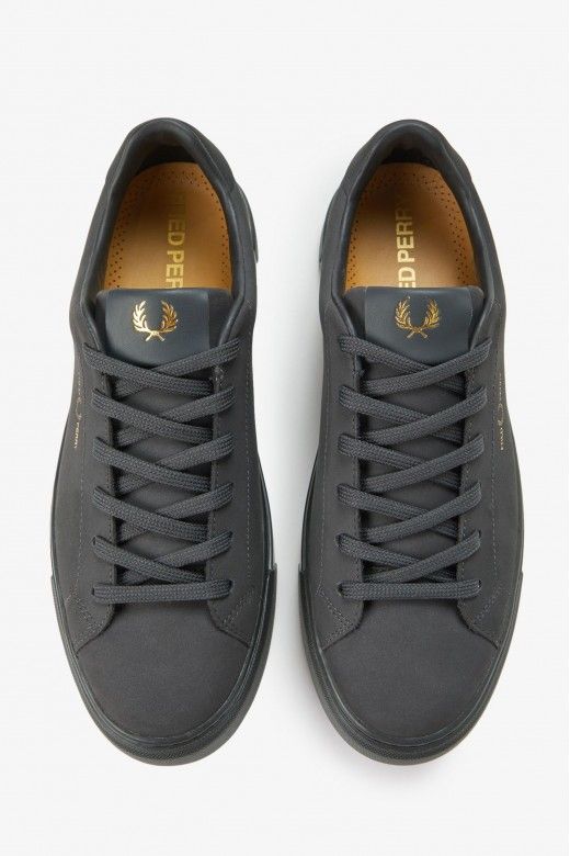 Sapatilhas FRED PERRY NUBUCK Cinza Escuro B1312 Sapatilhas FRED PERRY NUBUCK Cinza Escuro B1312