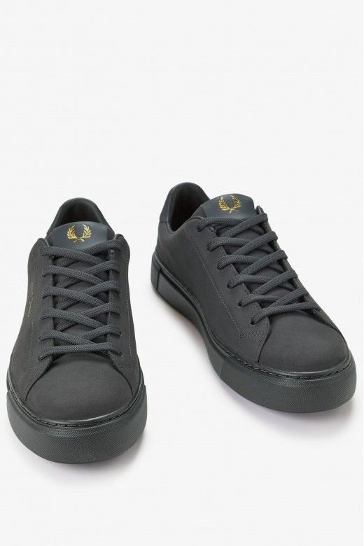 Sapatilhas FRED PERRY NUBUCK Cinza Escuro B1312 Sapatilhas FRED PERRY NUBUCK Cinza Escuro B1312