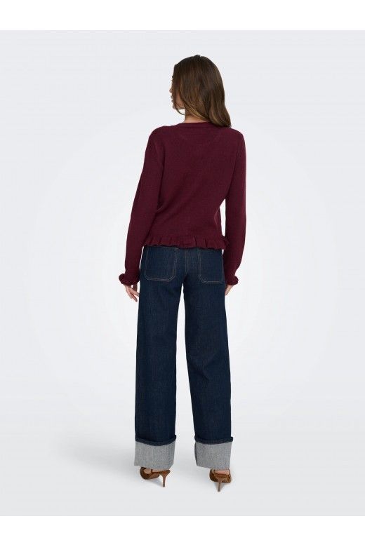 Casaco Malha Mulher LETTY Frill JDY ONLY Casaco Malha Mulher LETTY Frill JDY ONLY