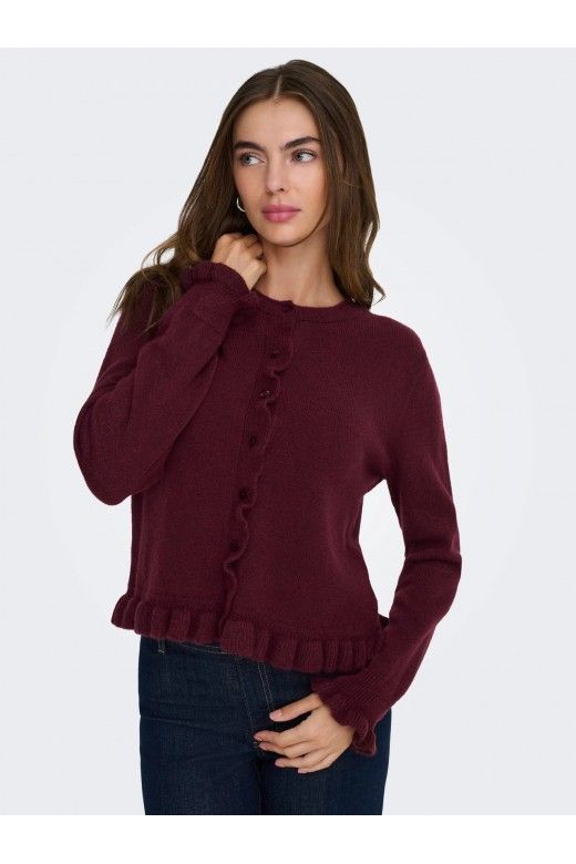 Casaco Malha Mulher LETTY Frill JDY ONLY Casaco Malha Mulher LETTY Frill JDY ONLY