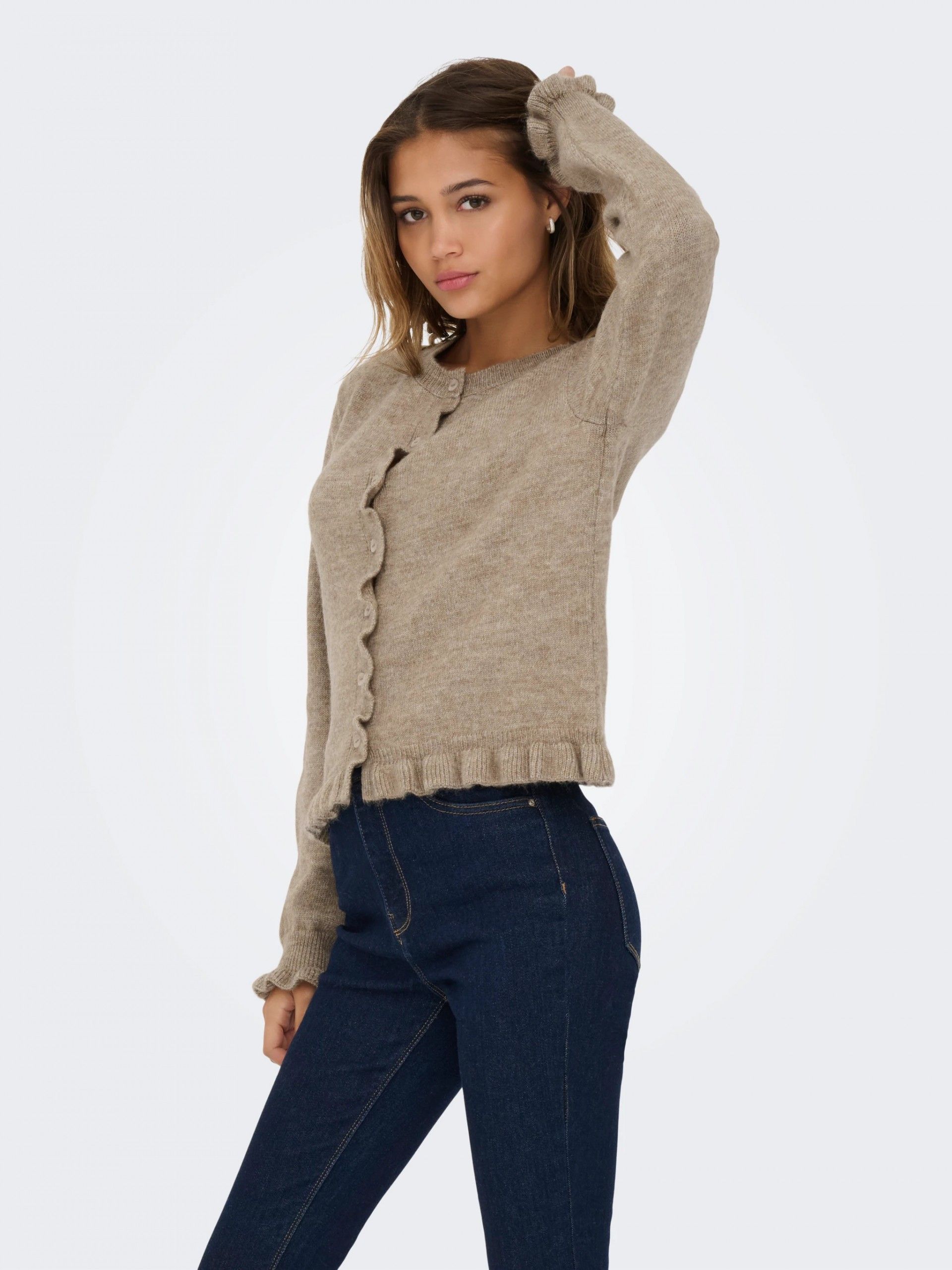 Casaco Malha Mulher LETTY Frill JDY ONLY