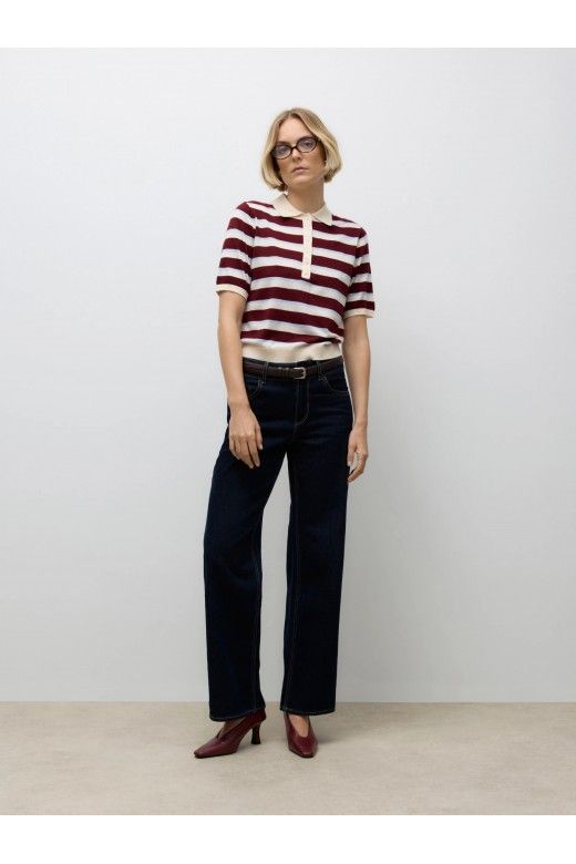 Polo Malha Mulher SIKITA Riscas AWARE Polo Malha Mulher SIKITA Riscas AWARE