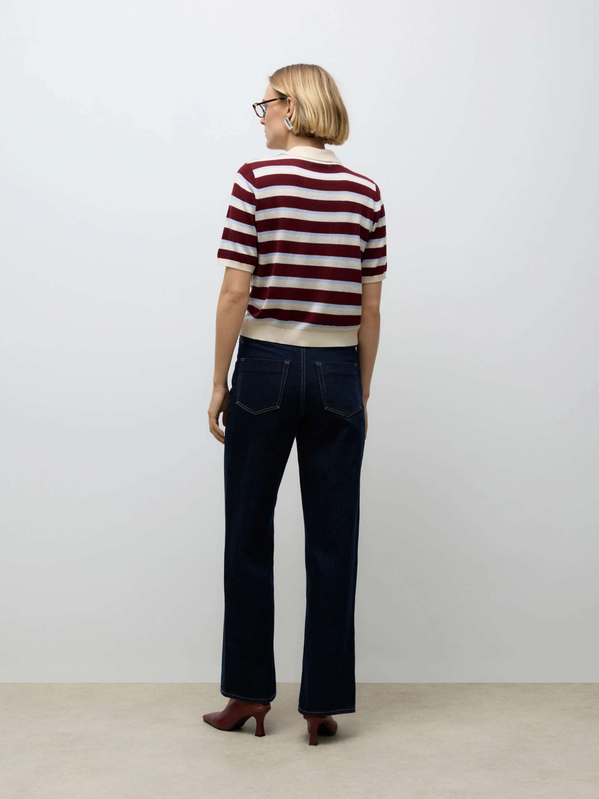 Polo Malha Mulher SIKITA Riscas AWARE