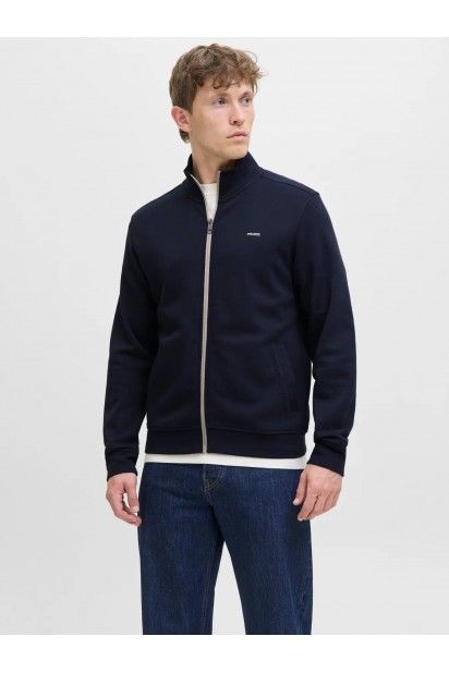 Casaco Malha Sweat Zip Jack Jones  BLUALVES