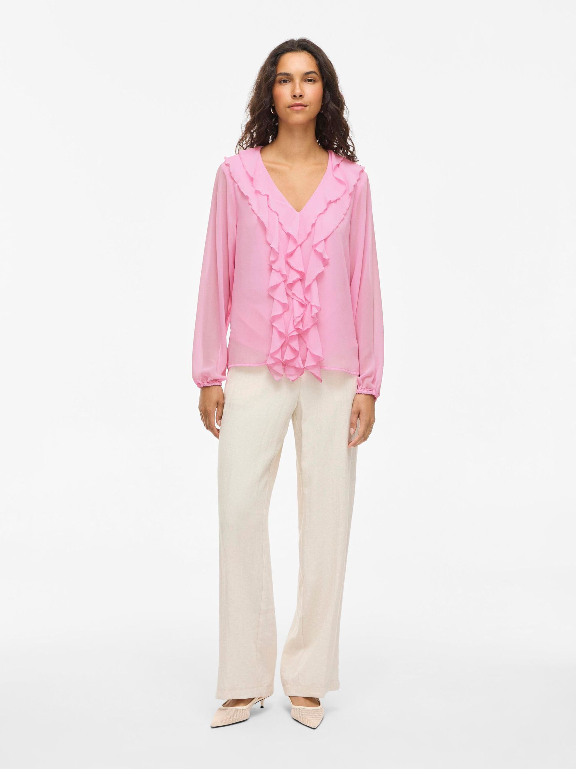 Top ANE V Blusa Frill VILA