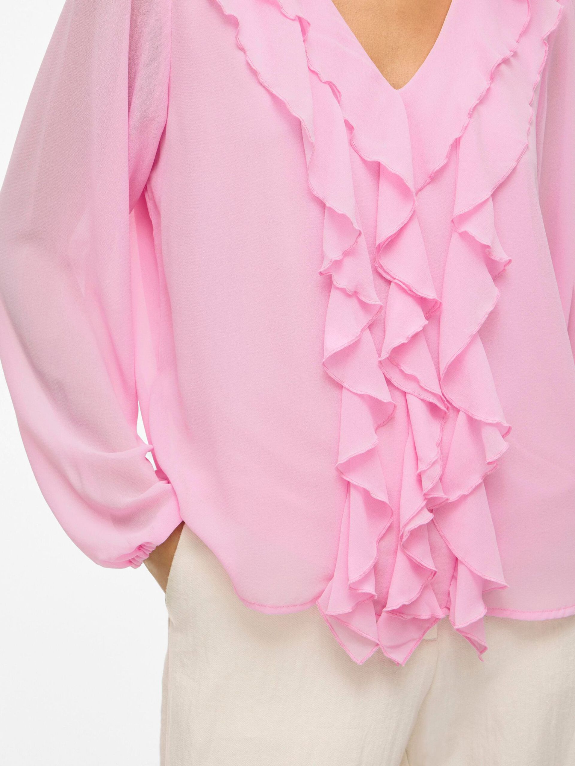 Top ANE V Blusa Frill VILA