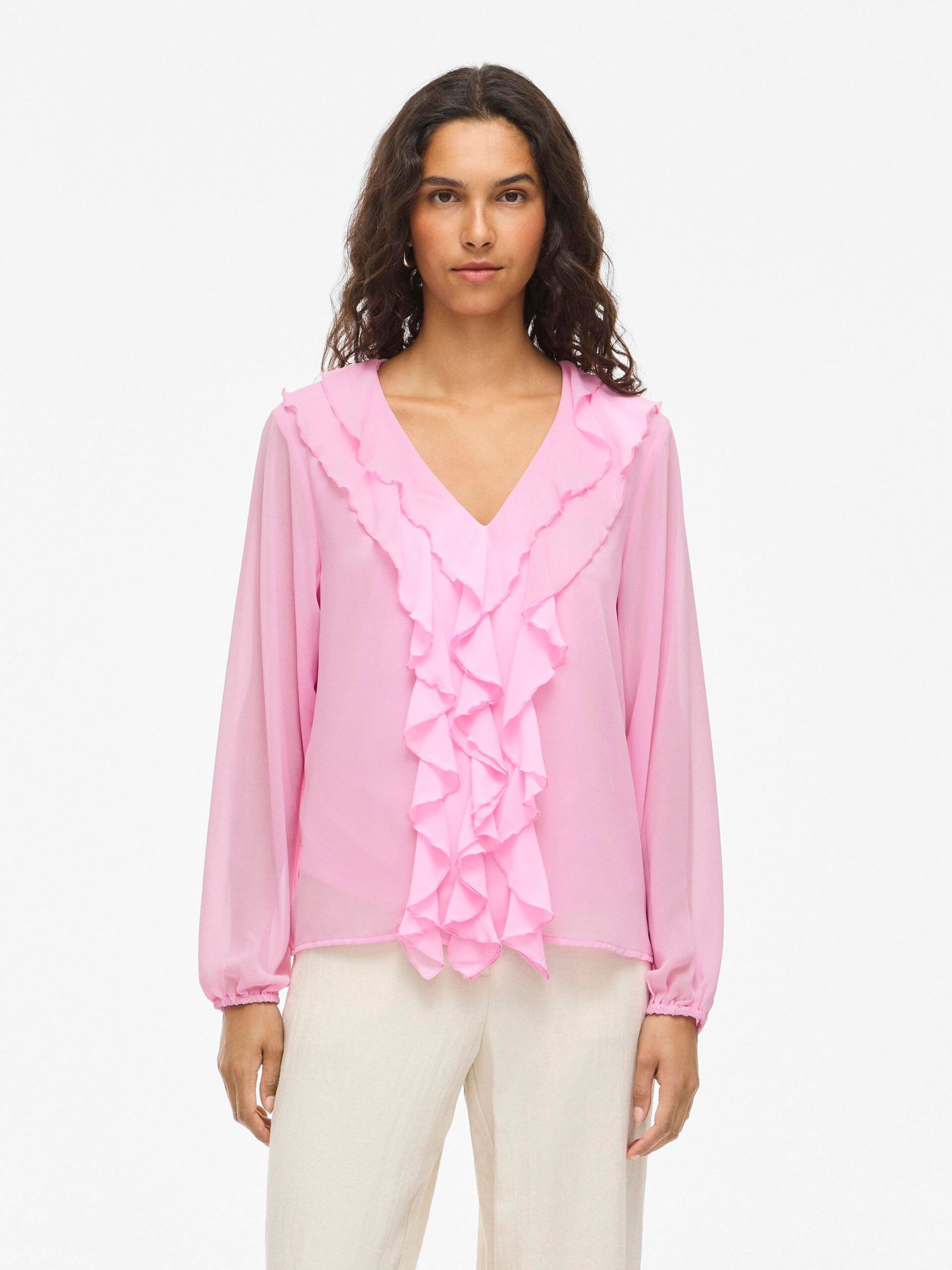 Top ANE V Blusa Frill VILA