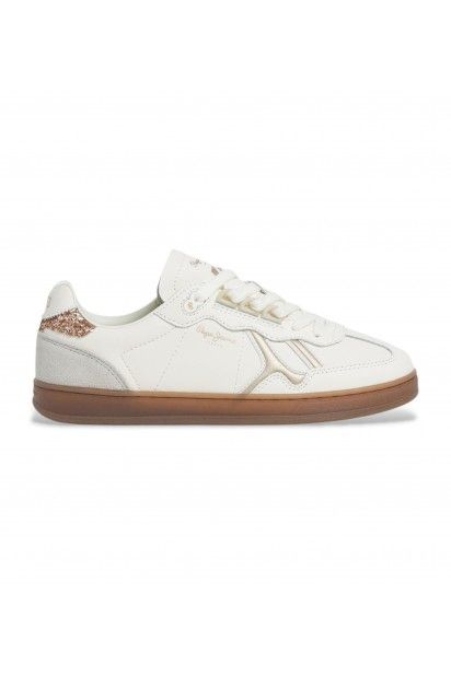 Sapatilhas Pepe Jeans Ball Basic Mulher Branco PLS000014