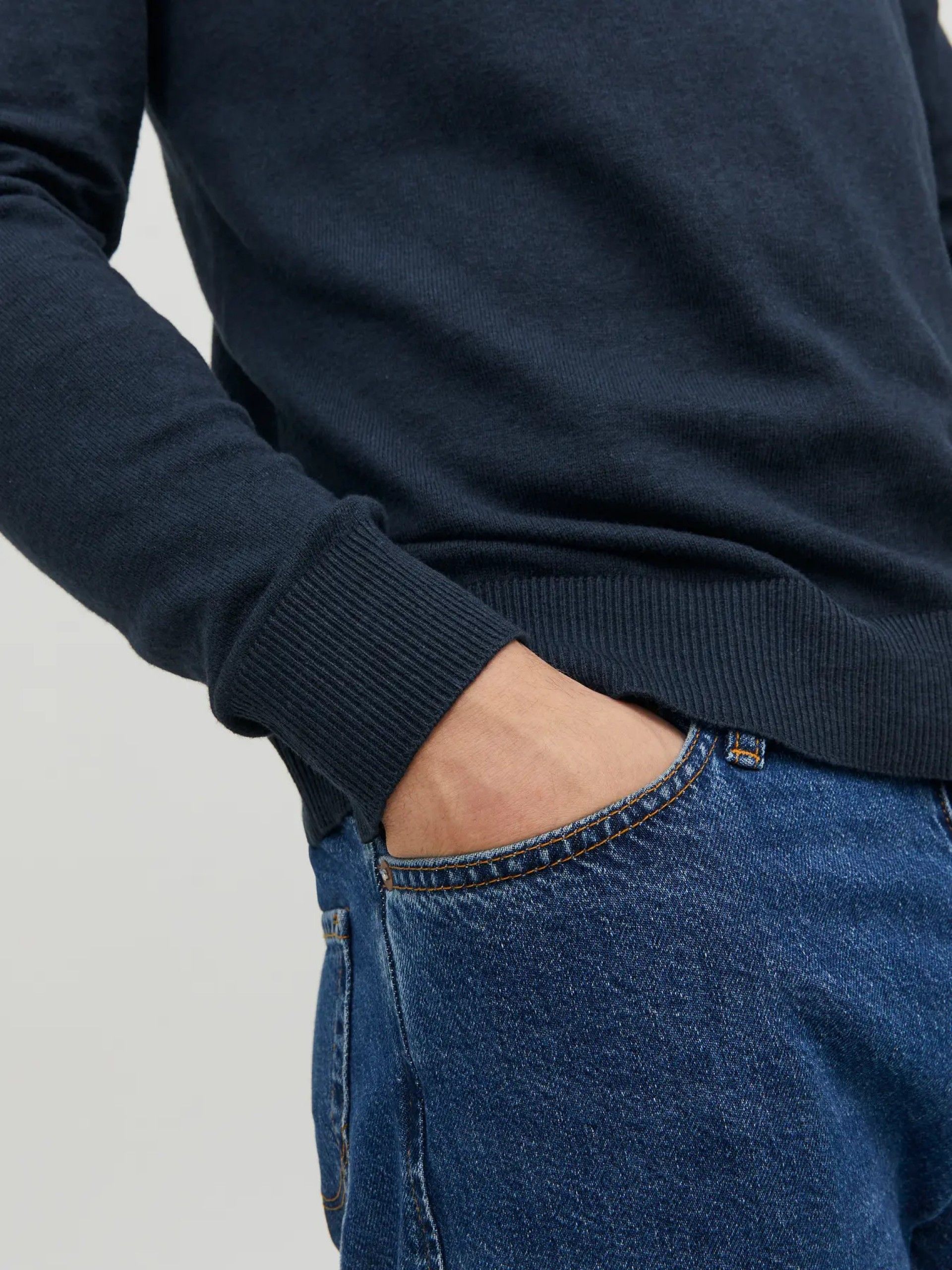 Malha Homem Gola Alta Emil Roll Jack Jones