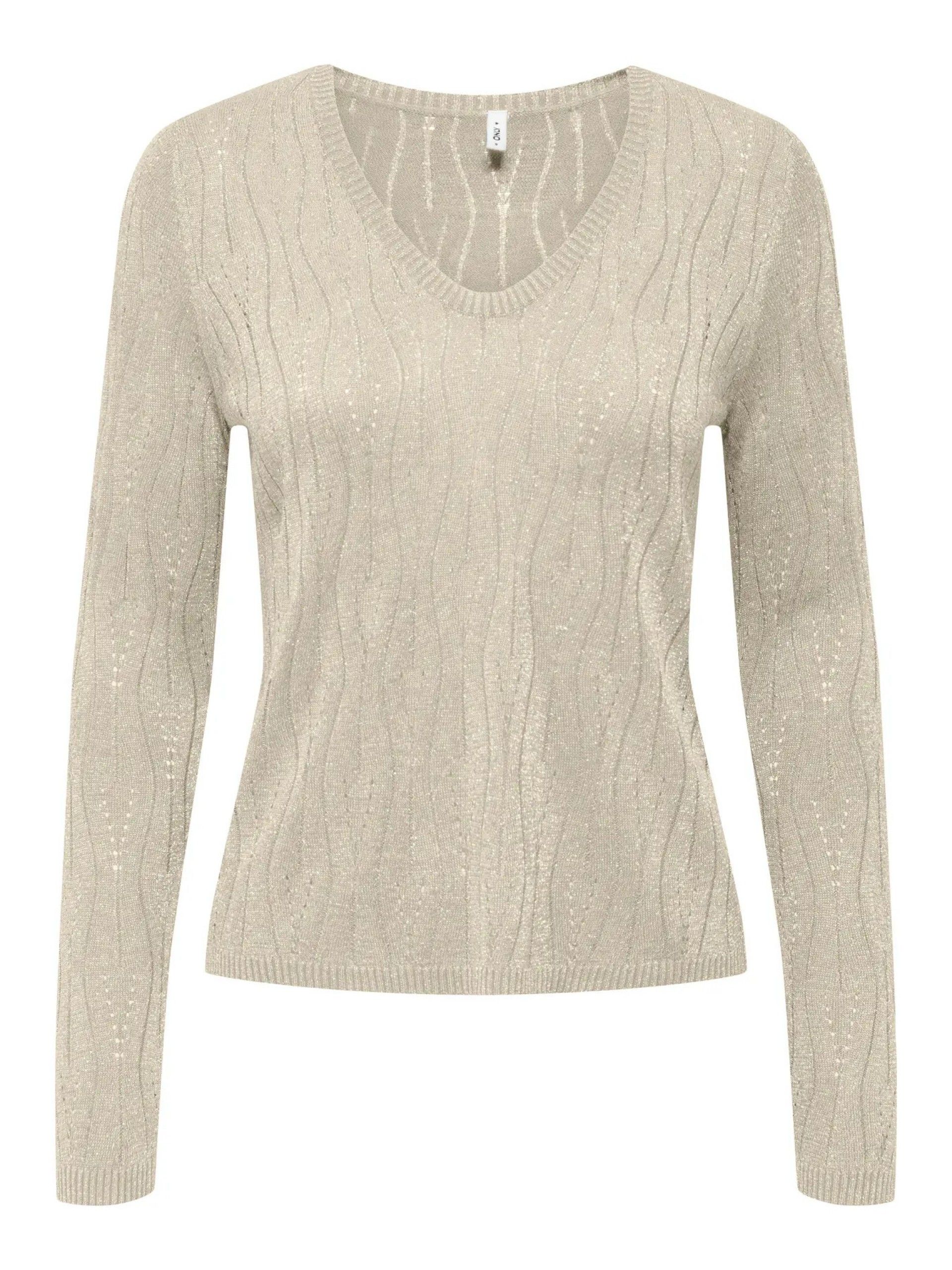 Camisola Mulher V MELLA Glitter ONLY