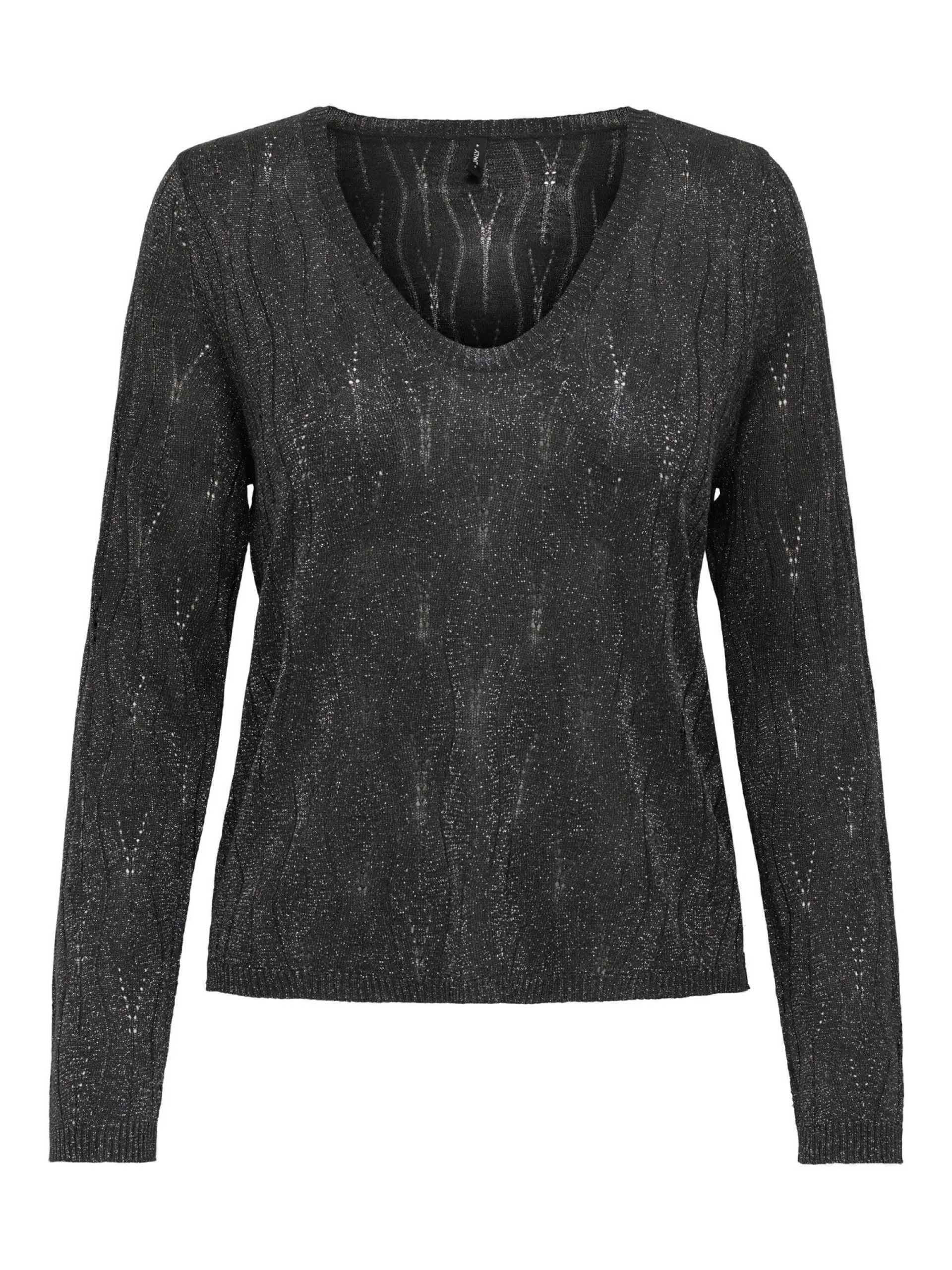 Camisola Mulher V MELLA Glitter ONLY