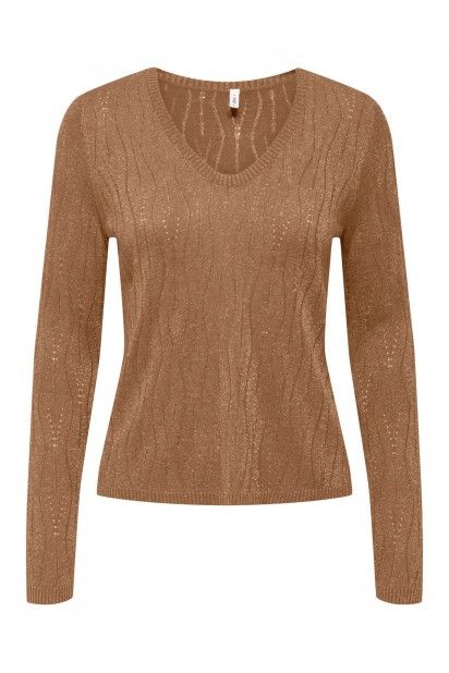 Camisola Mulher V MELLA Glitter ONLY