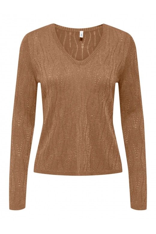 Camisola Mulher V MELLA Glitter ONLY Camisola Mulher V MELLA Glitter ONLY