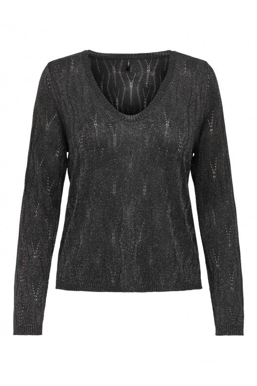 Camisola Mulher V MELLA Glitter ONLY Camisola Mulher V MELLA Glitter ONLY