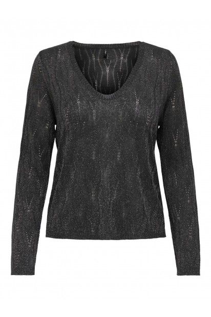 Camisola Mulher V MELLA Glitter ONLY