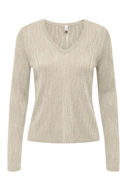Camisola Mulher V MELLA Glitter ONLY Camisola Mulher V MELLA Glitter ONLY