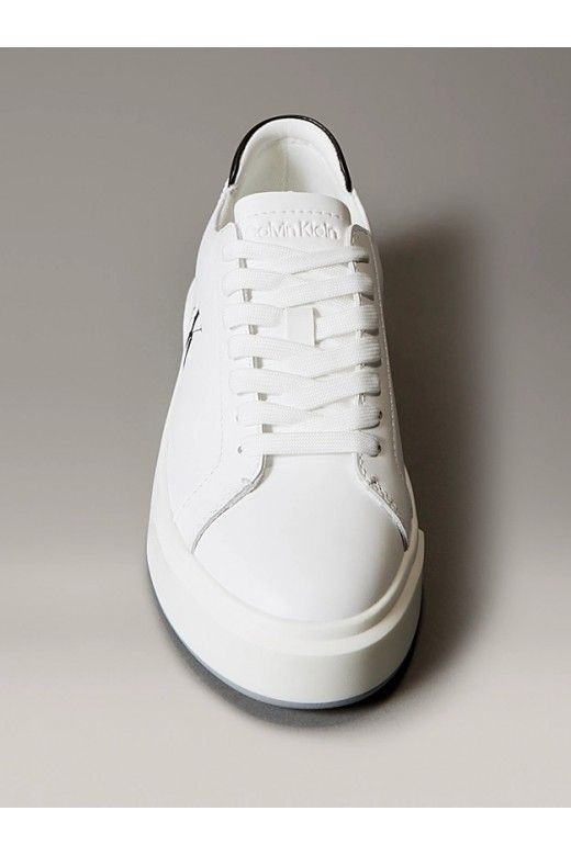Ténis de Senhora em Pele com Logo Calvin Klein Ténis de Senhora em Pele com Logo Calvin Klein