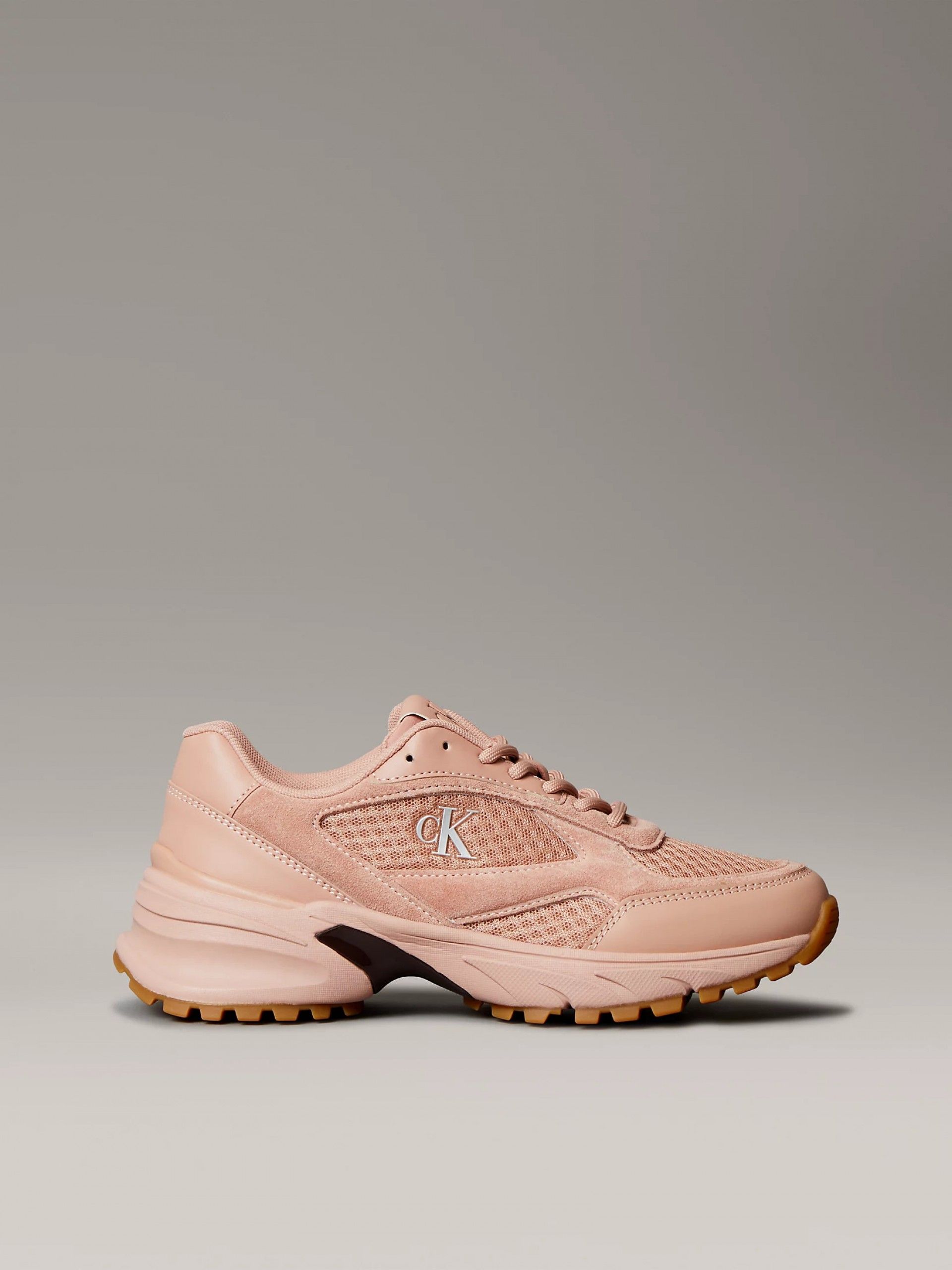 Sapatilhas Mulher Calvin Klein em Pele e Malha Respirável