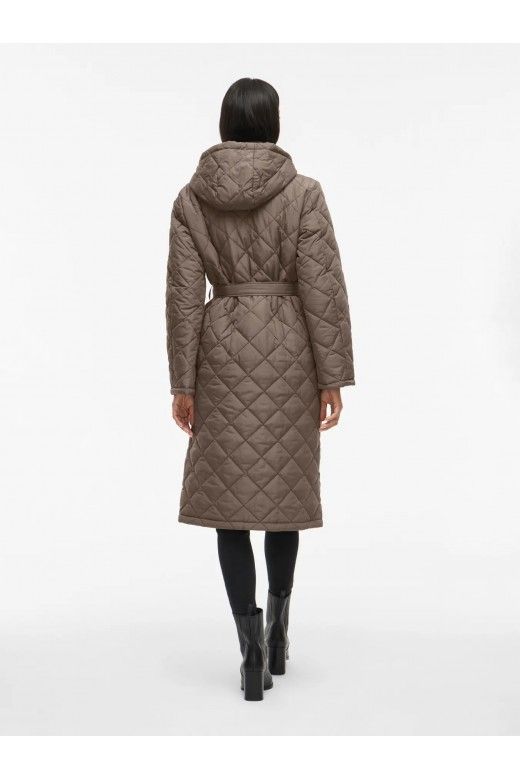 Casaco Mulher KANTE QUILTED Long Capuz VILA Casaco Mulher KANTE QUILTED Long Capuz VILA