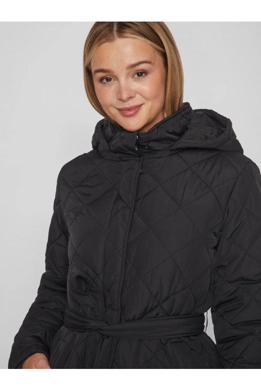 Casaco Mulher KANTE QUILTED Long Capuz VILA Casaco Mulher KANTE QUILTED Long Capuz VILA