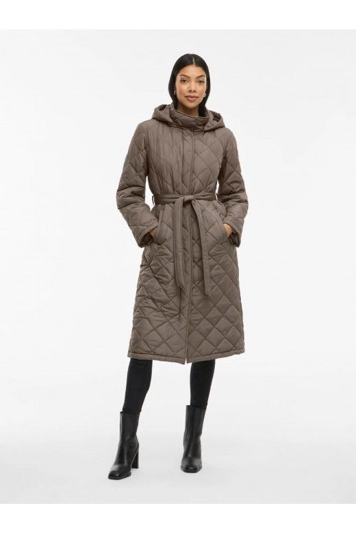 Casaco Mulher KANTE QUILTED Long Capuz VILA Casaco Mulher KANTE QUILTED Long Capuz VILA
