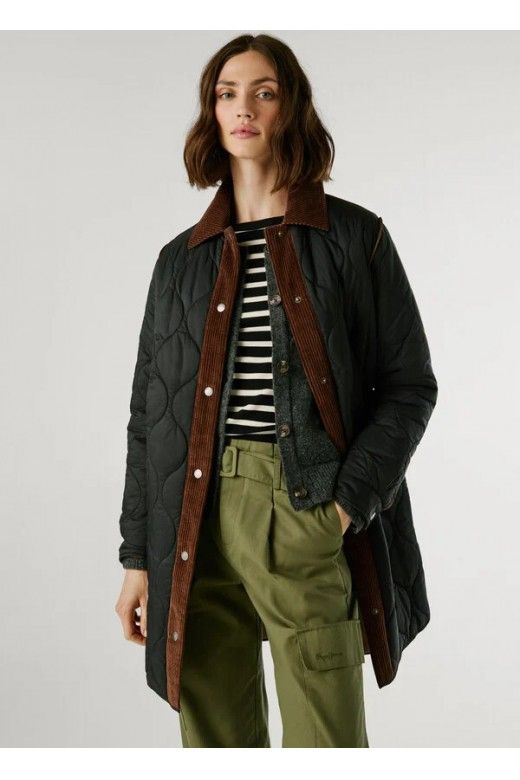 Casaco Mulher PAOLA Long Acolchoados PL4024337 Pepe Jeans