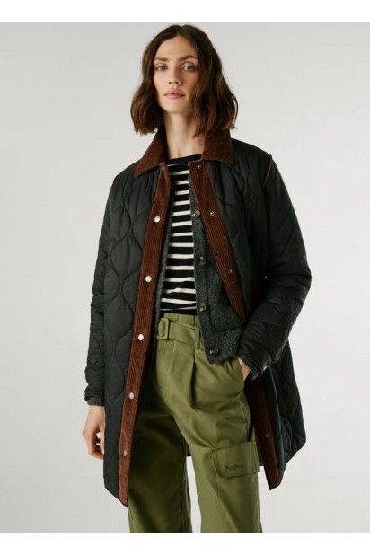 Casaco Mulher PAOLA Long Acolchoados PL4024337 Pepe Jeans