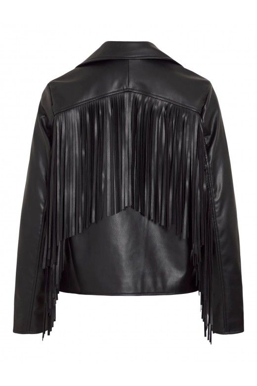 Casaco Mulher Franjas Faux Leather PRANA VILA
