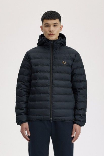 Casaco Homem FRED PERRY Puffer com Capuz