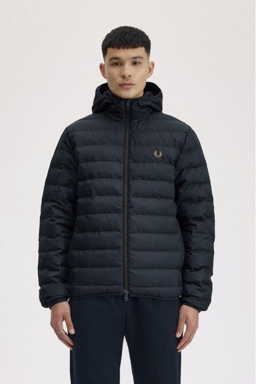 Casaco Homem FRED PERRY Puffer com Capuz
