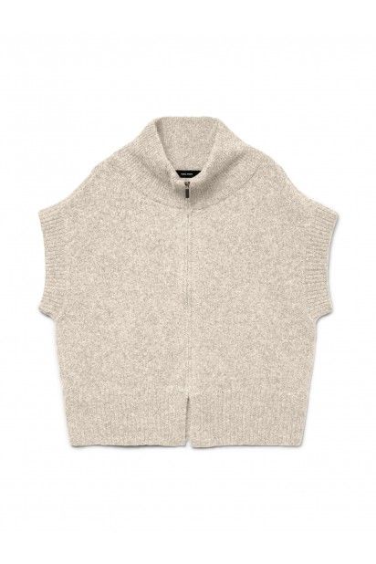 Colete Malha Mulher com Zip BANG VERO MODA