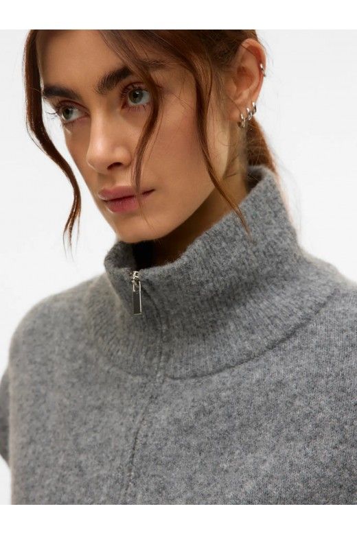 Colete Malha Mulher com Zip BANG VERO MODA